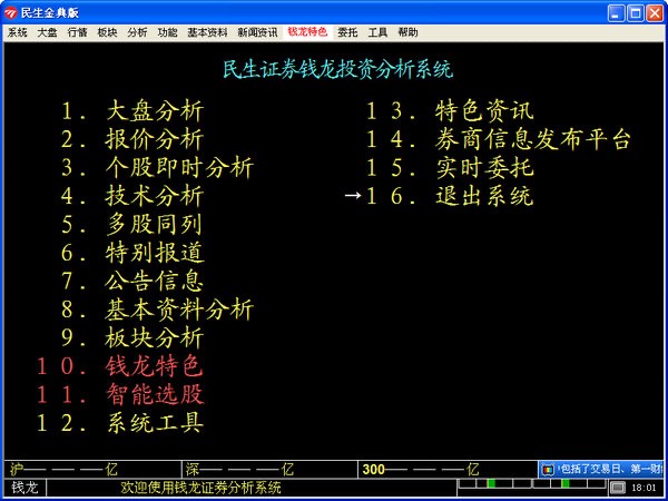 钱龙证券软件详细介绍