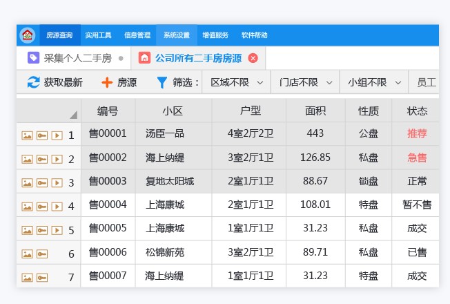 梵讯房屋管理系统功能及特色介绍