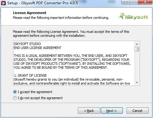 iSkysoft PDF Converter Pro安装和使用详细图文说明