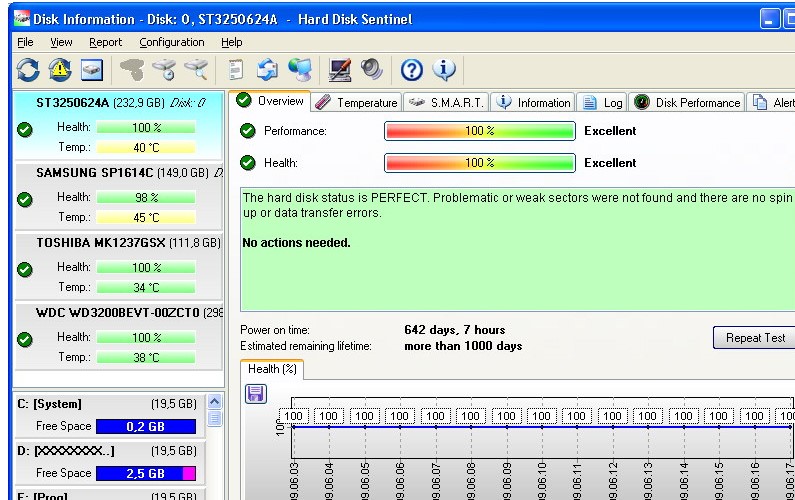 Hard Disk Sentinel时间操作、计划图文教学