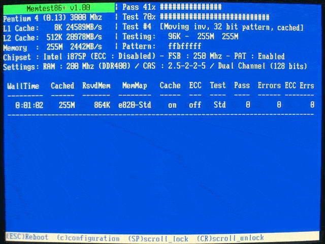 怎么使用Memtest86进行内存测试？使用说明