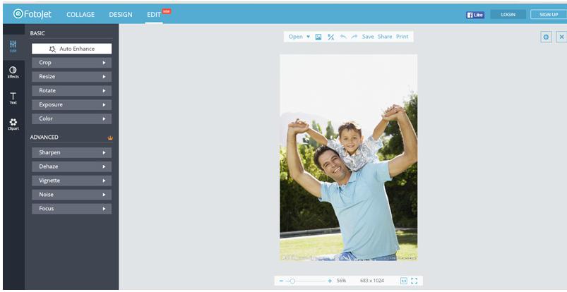FotoJetDesigner官方下载裁剪比例设置教程