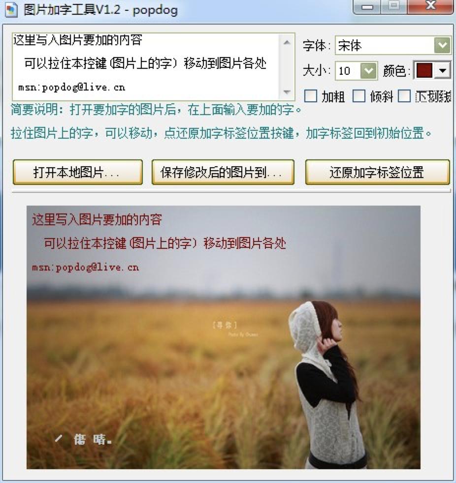 图片加字工具使用技巧