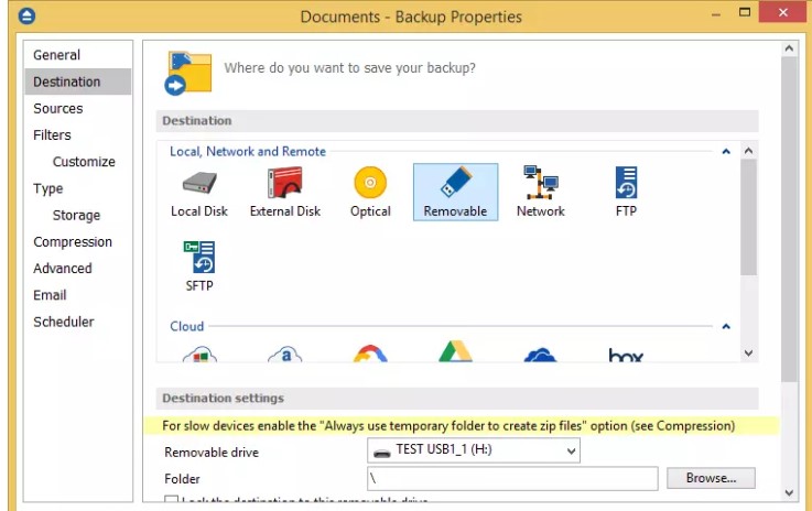 图：Backup4all