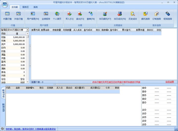 图：叩富网模拟炒股软件