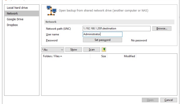 图：FBackup