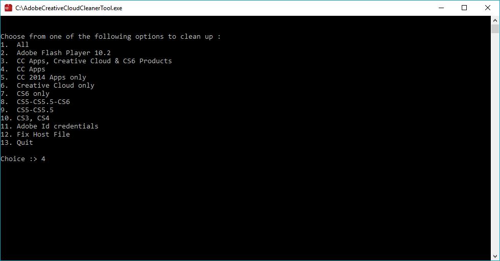 图：AdobeCreativeCloudCleanerTool