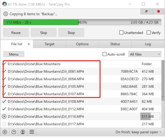 图：TeraCopy