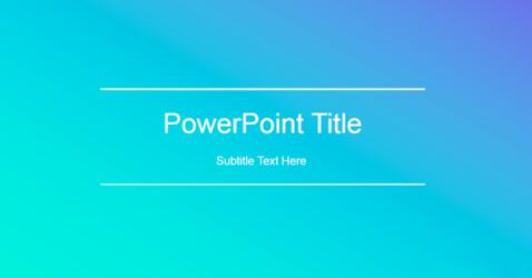 PowerPoint制作双线式简约封面教程