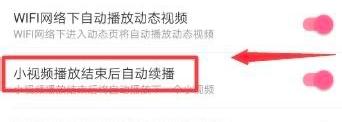 哔哩哔哩小视频播放结束后自动续播功能怎么关闭