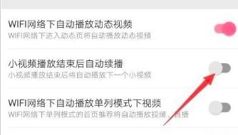 哔哩哔哩小视频播放结束后自动续播功能怎么关闭