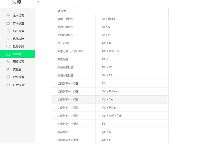 360浏览器的快捷方式怎么使用