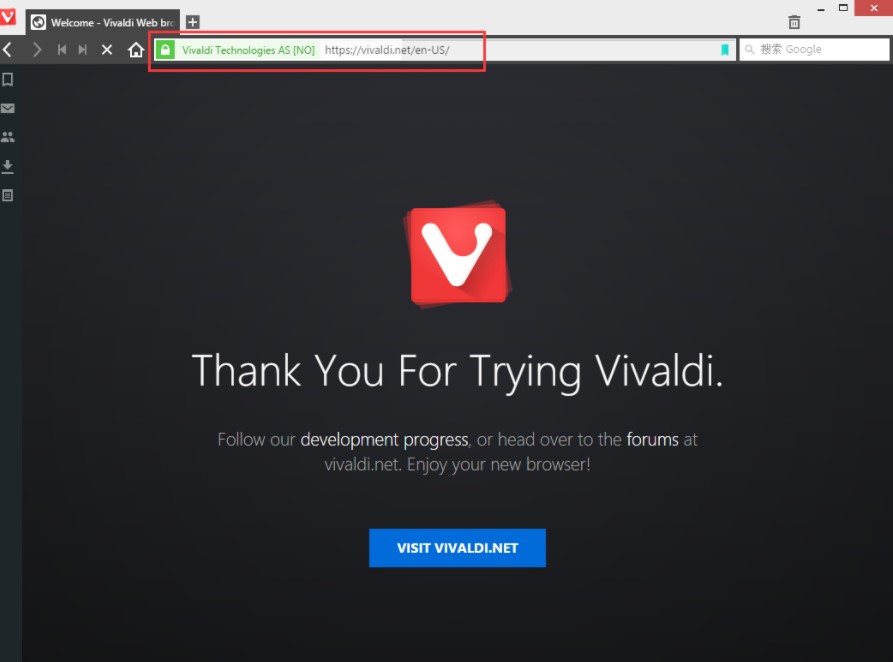 图：Vivaldi浏览器