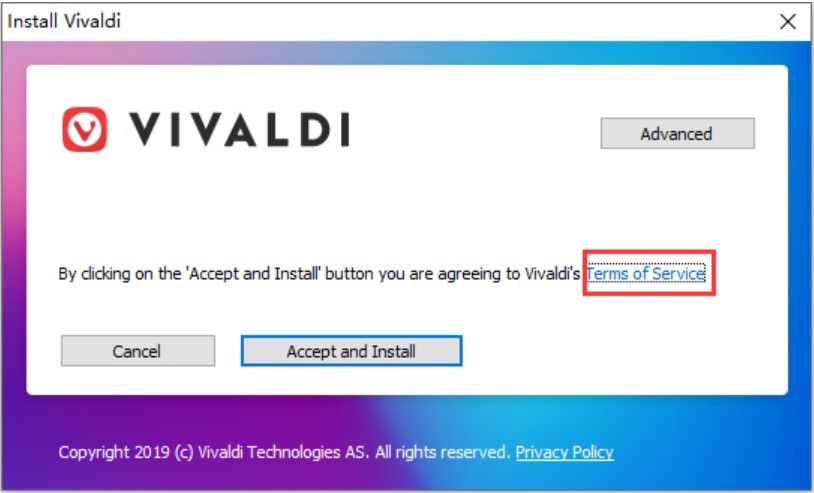 图：Vivaldi浏览器