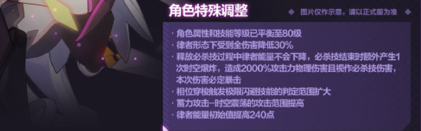 图：崩坏三6.0版本往事乐土更新内容
