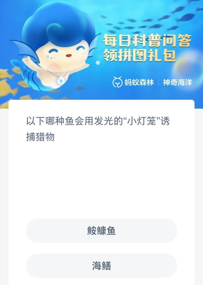 图：神奇海洋最新今日答案8.26