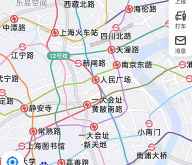 图：百度地图如何切换公交地铁模式 百度地图切换公交地铁模式教程