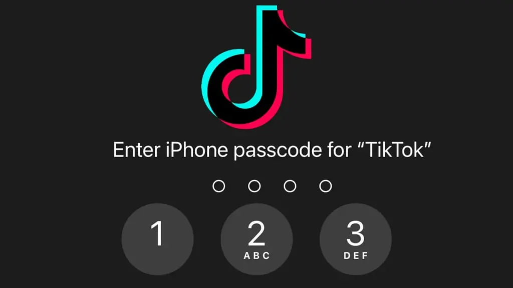 图：TikTok因不明原因要求用户提供iPhone数字密码 这引起了用户担忧