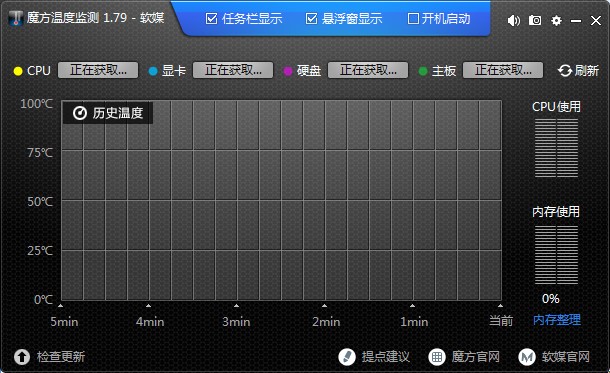 图：魔方温度检测