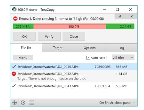 图：TeraCopy