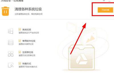 图：怎么用火绒安全软件清理C盘垃圾