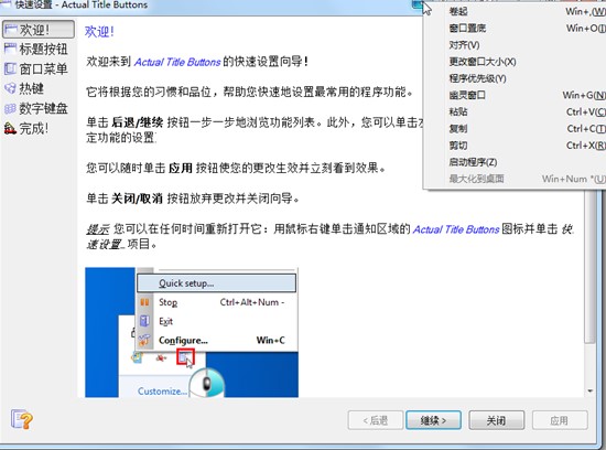 图：Actual Title Buttons添加标准窗口部件教学