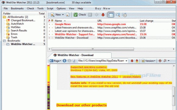 图：WebSite-Watcher