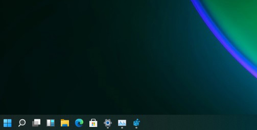 图：win11任务栏变小的设置