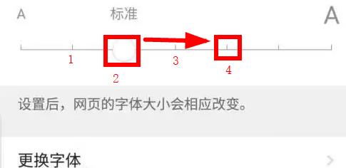 图：手机QQ浏览器4号字是哪个