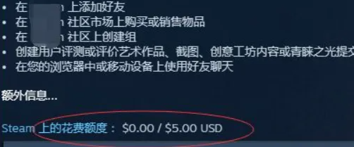 图：steam账号不符合添加好友功能