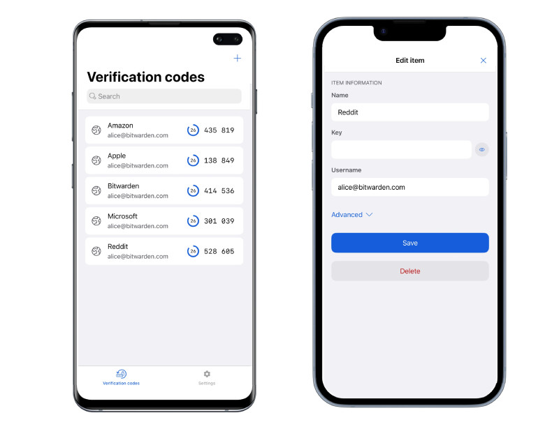 图：iOS版Bitwarden现已支持创建和使用Passkey登录(通行密钥)