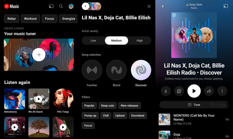 图：这也能收费？YouTube Music加拿大区后台电台播放功能变成付费专属