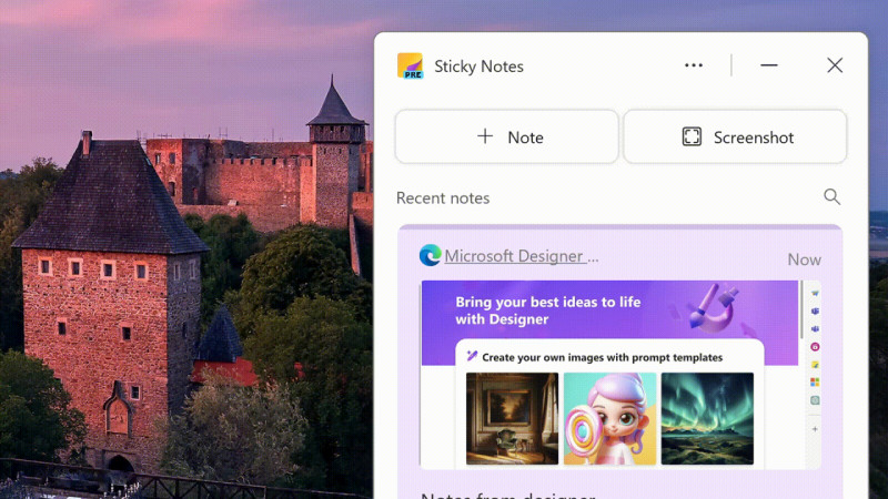 图：微软正在陆续推送安装新版便笺(Sticky Notes) 但已经引起诸多不满